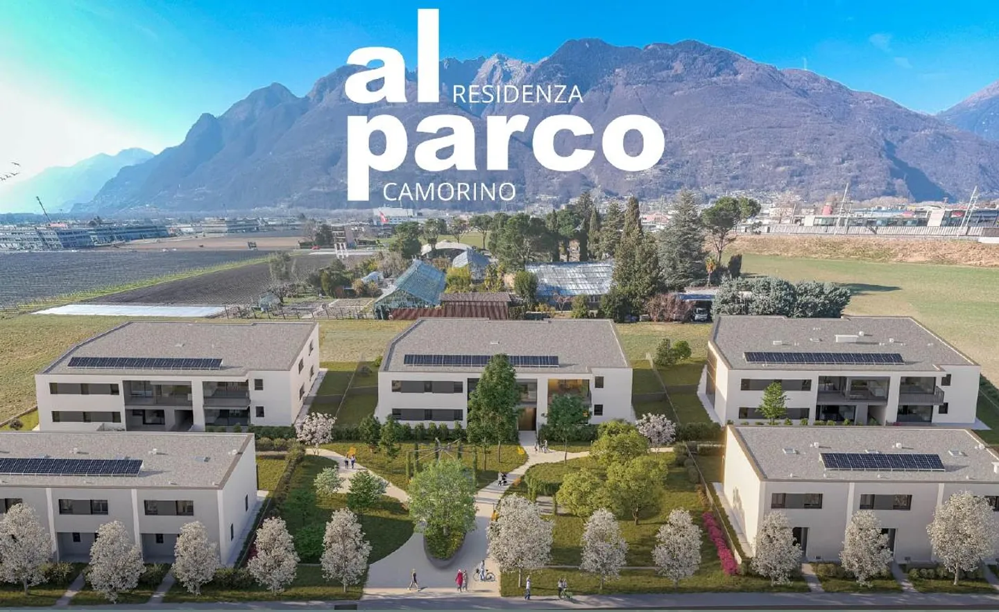 Nuovi appartamenti di 2.5 locali (2 tipologie) con giardino a Camorino - Foto 1 di 18