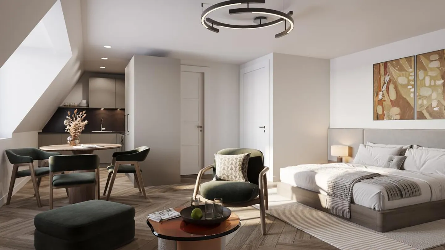 First rental after complete renovation: Spacious 3.5 room apartment... - Photo 3 of 6