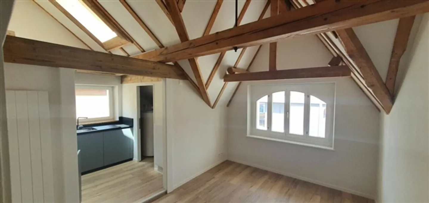 RENOVATED - 3.5 rooms on the 2nd floor in the center of the village with parking - Photo 1 of 6