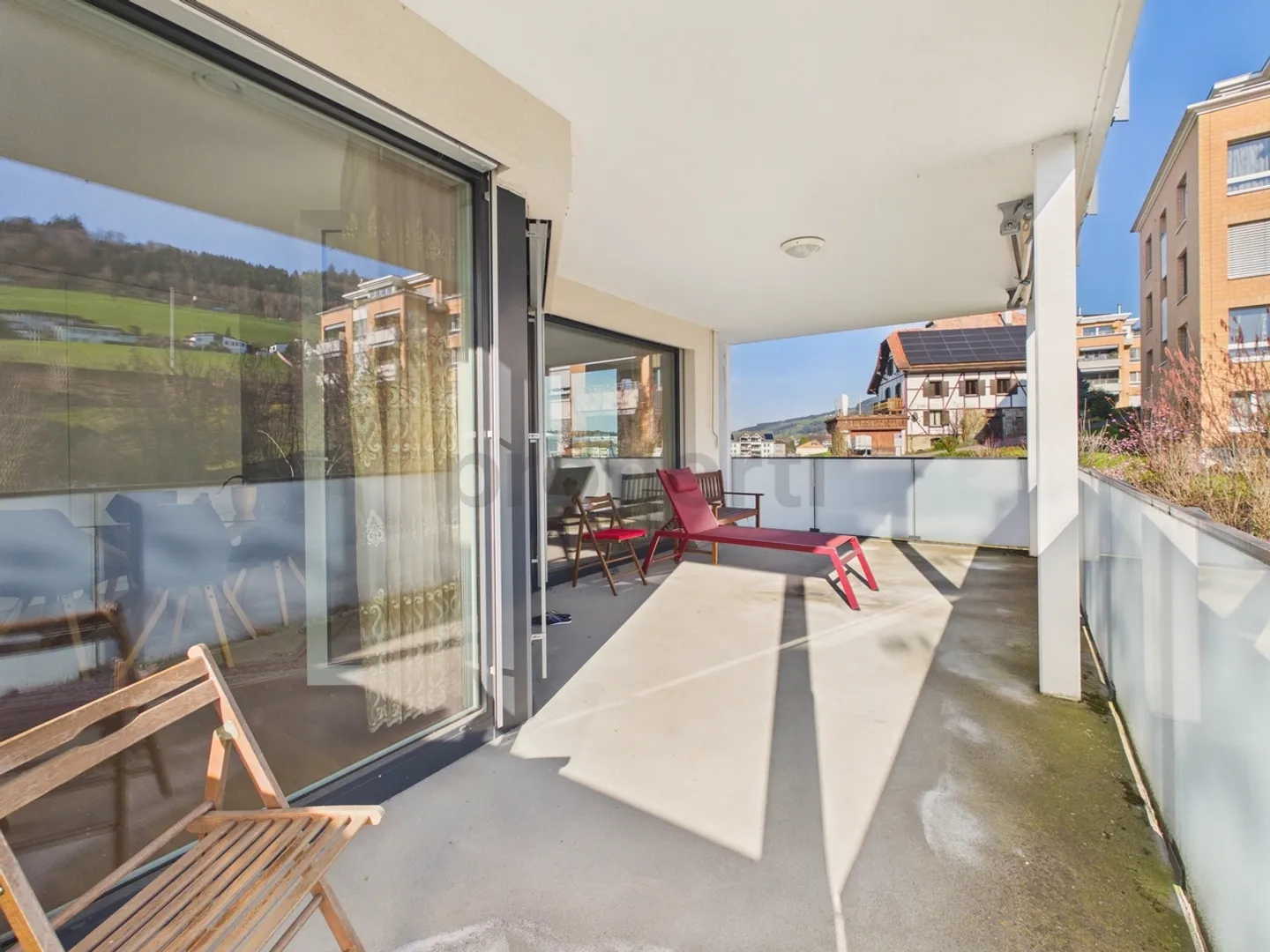 Elegante appartamento arredato di 2,5 stanze con balcone, Ebikon - Foto 8 di 9