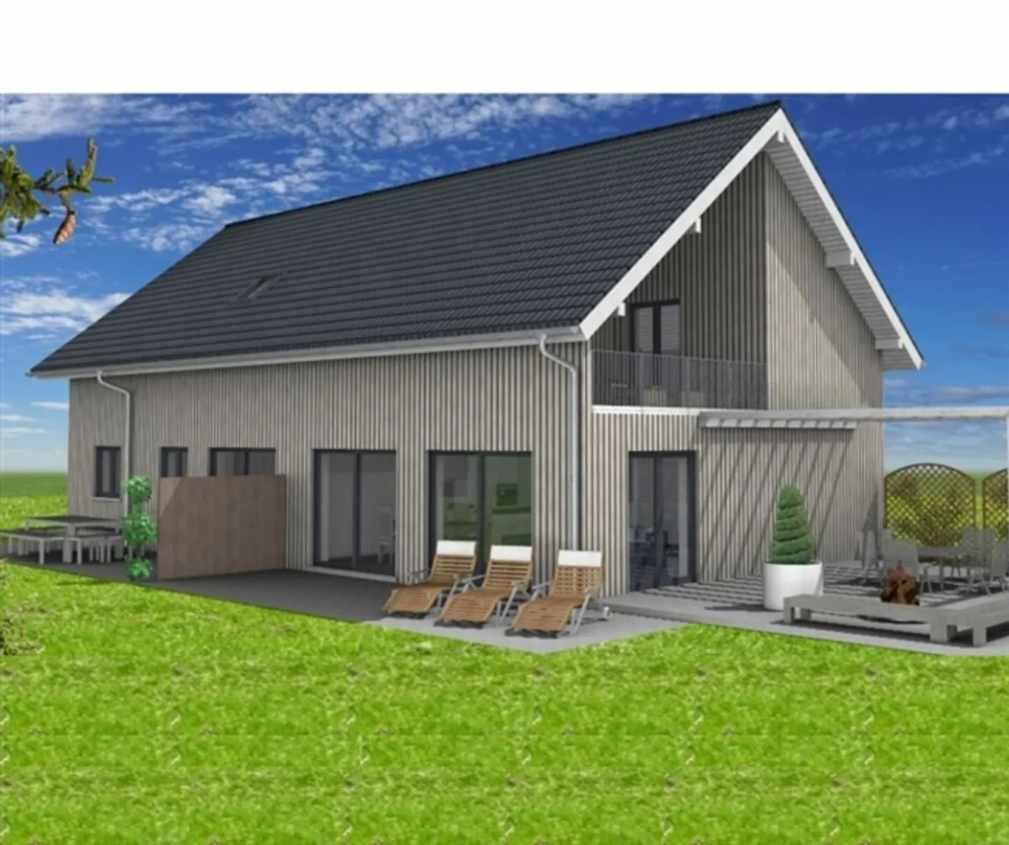 2-family house with a lot of land - new construction - Photo 1 of 1