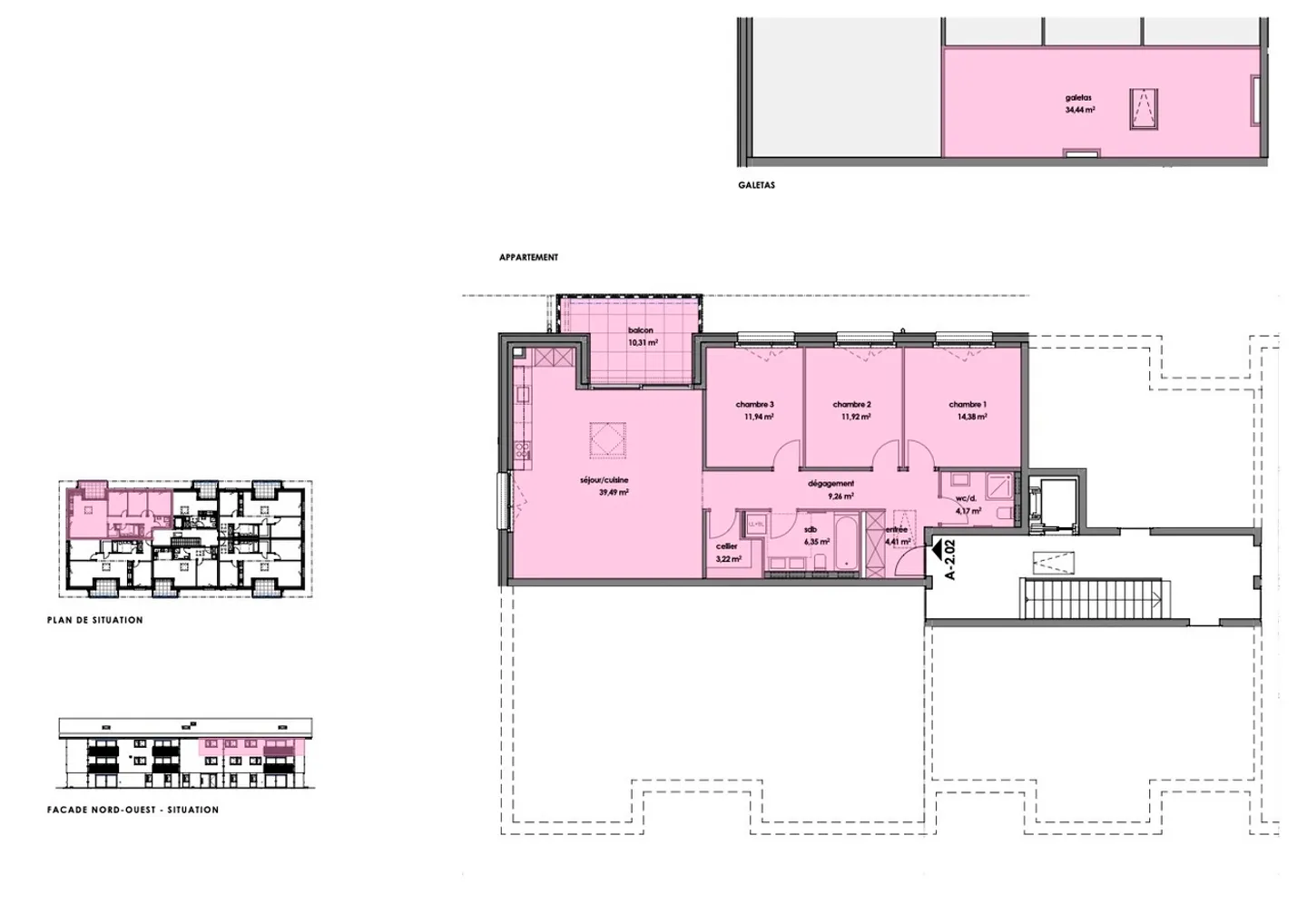 Appartement spacieux 4.5 pièces - Photo 4 sur 4