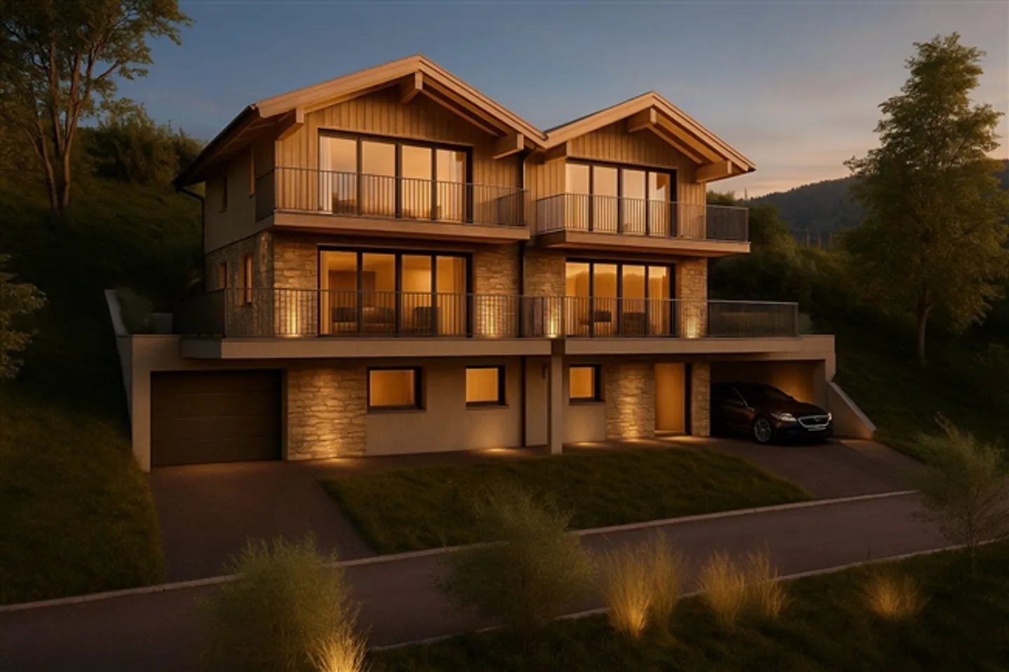 Beautiful 5.5-Room Chalet with Double Garage - Photo 1 of 11