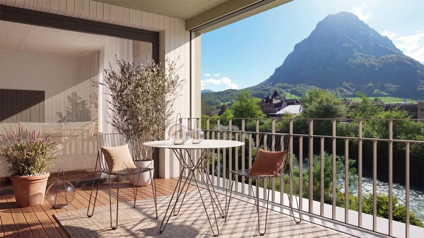 Première occupation | Appartement penthouse exclusif de 5,5 pièces sur la Linth - Photo 1 sur 12