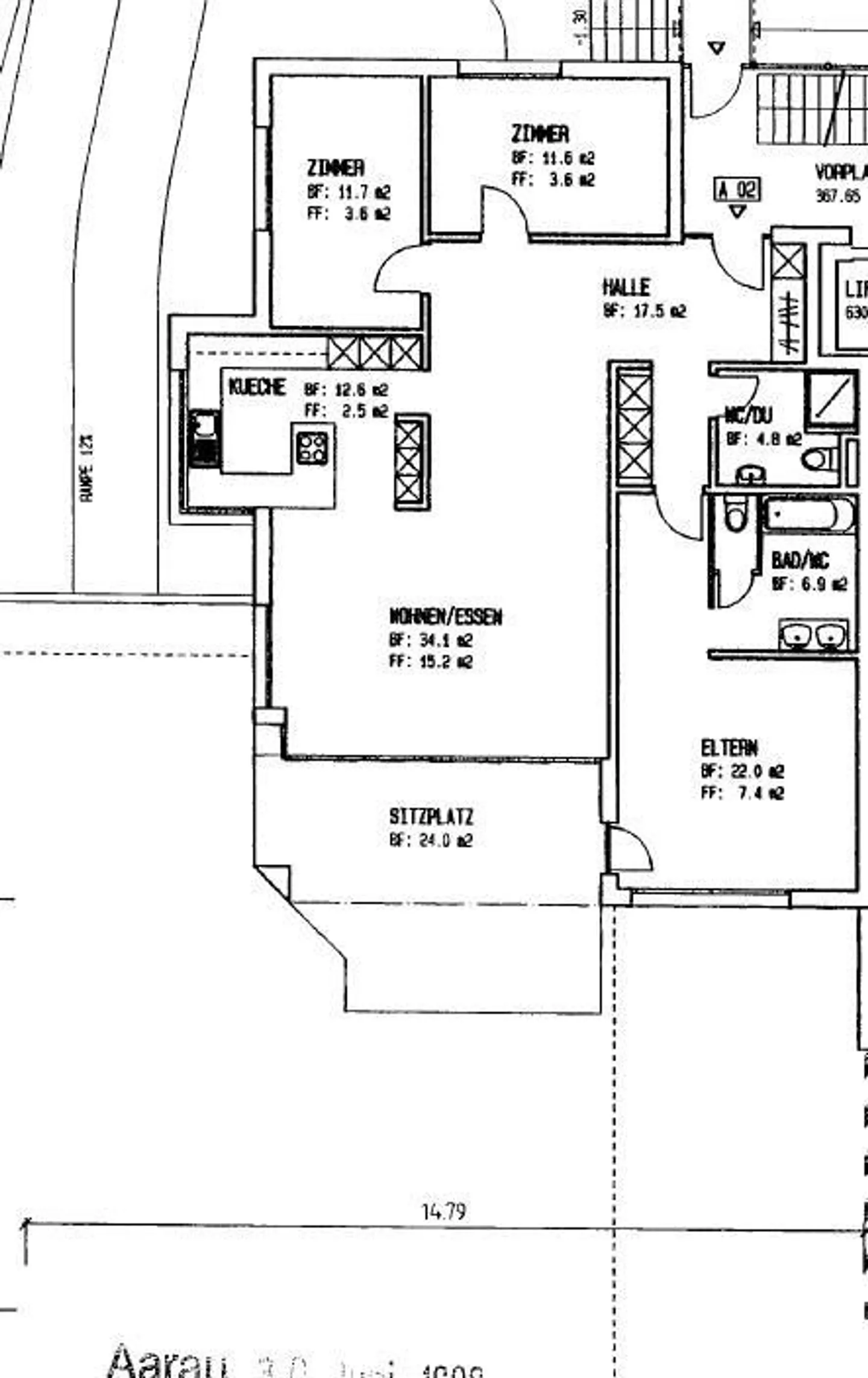 Garden apartment directly at the old town ring Aarau - Photo 16 of 16
