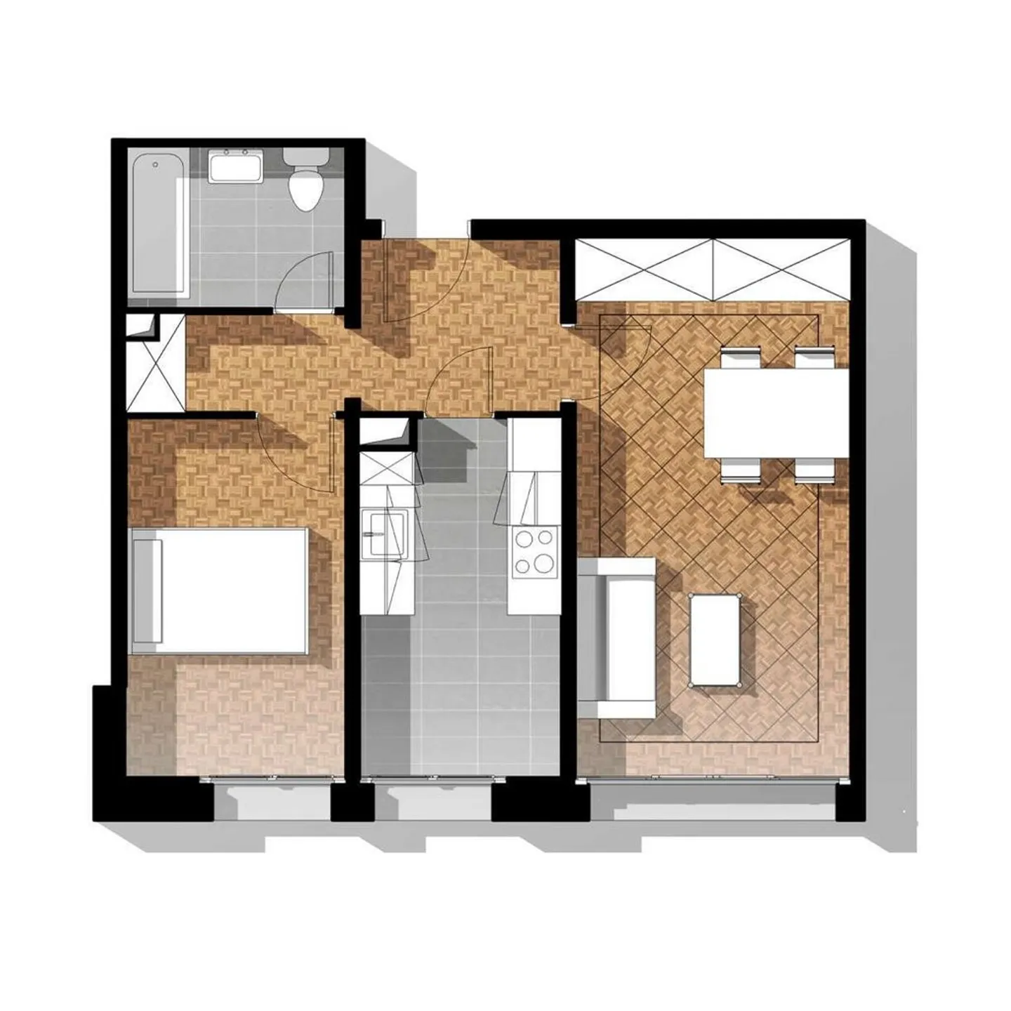 Bellissimo appartamento di 3 stanze, vicino a tutti i comfort - Foto 6 di 6