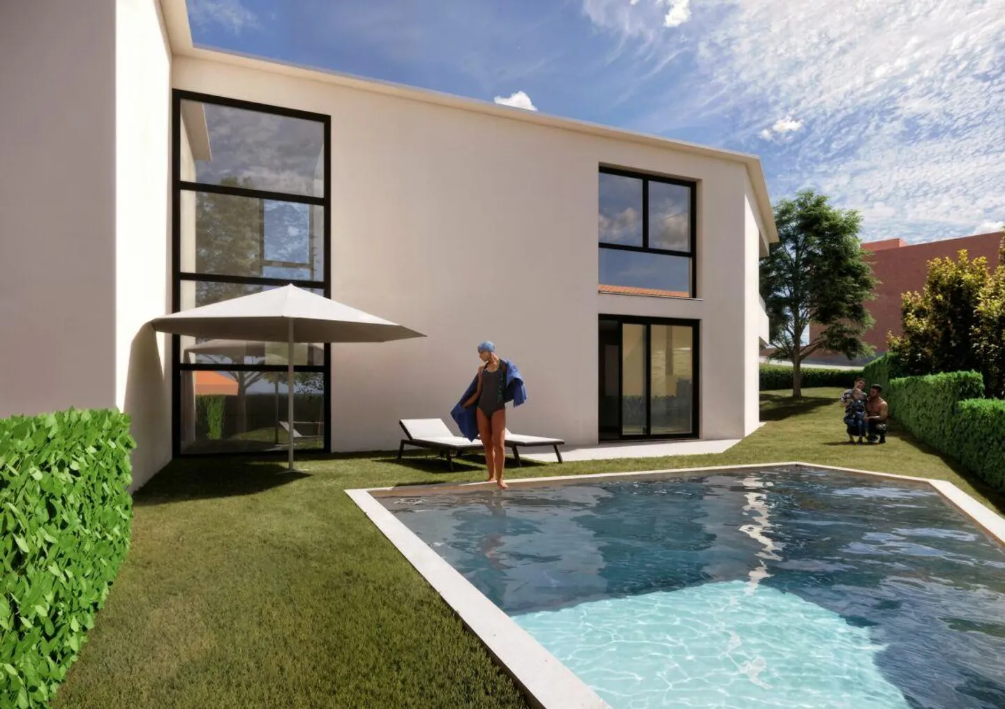 VILLA DUPLEX AGRA AVEC DESIGN ET PISCINE - Photo 1 sur 2