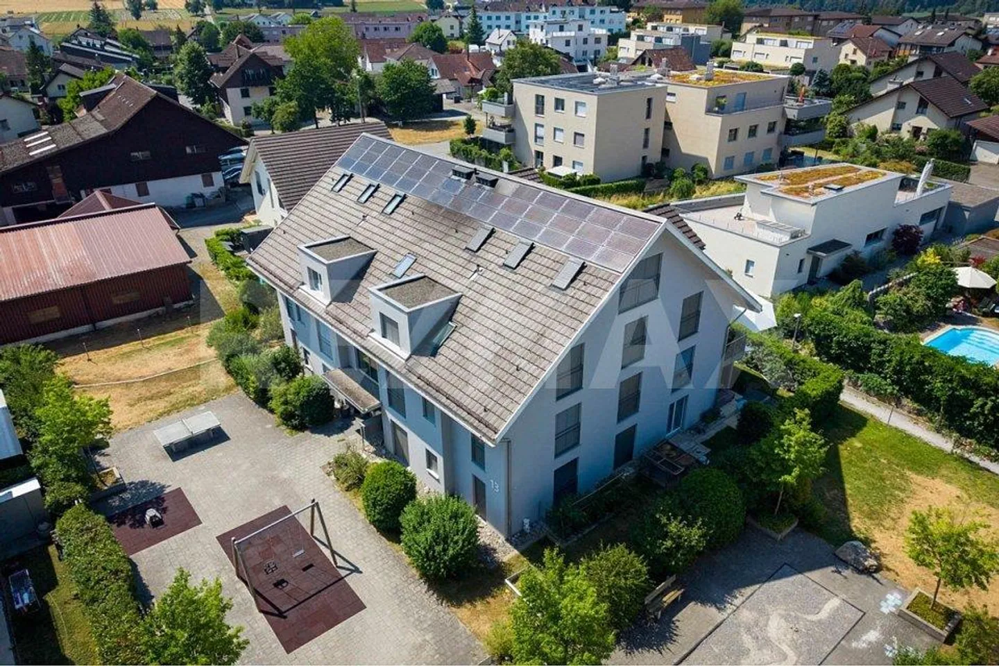 Appartement en duplex moderne de 5,5 pièces avec grand balcon à vendre à Zufikon AG ! - Photo 3 sur 13