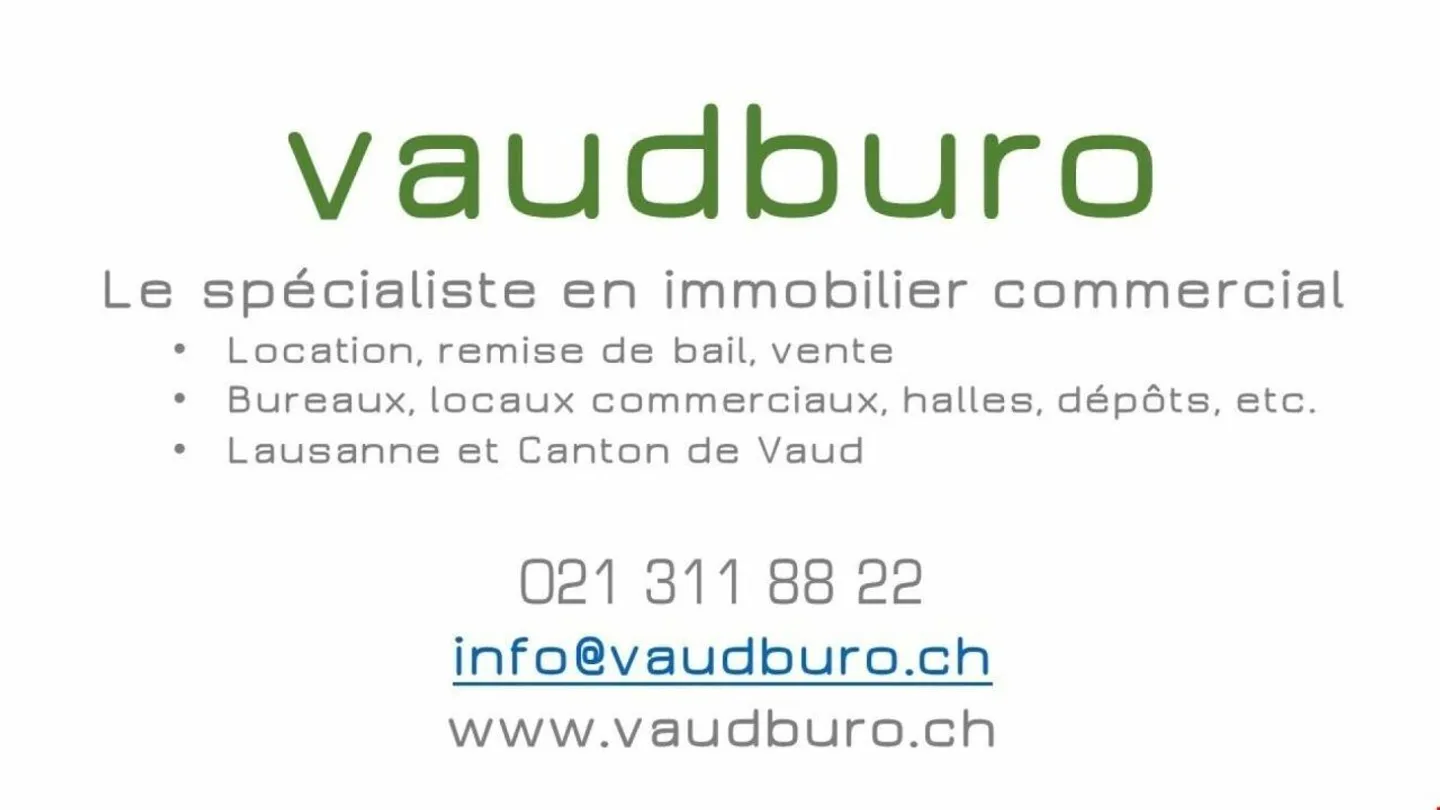 Vaud Lager Showroom Depot zur Miete in Budron Mont-sur-Lausanne - Foto 7 von 7