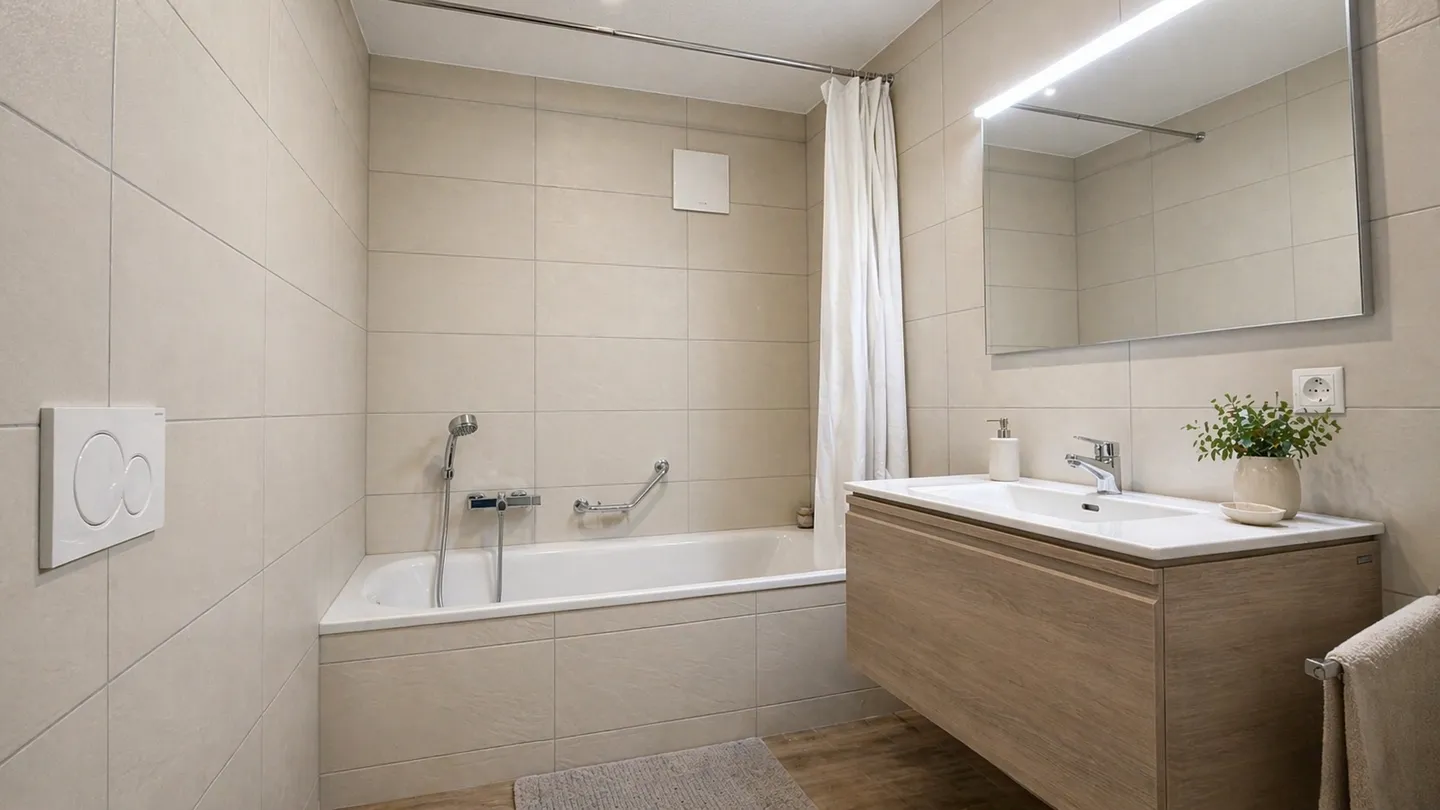 Charmante Wohnung in Romont - Foto 4 von 6