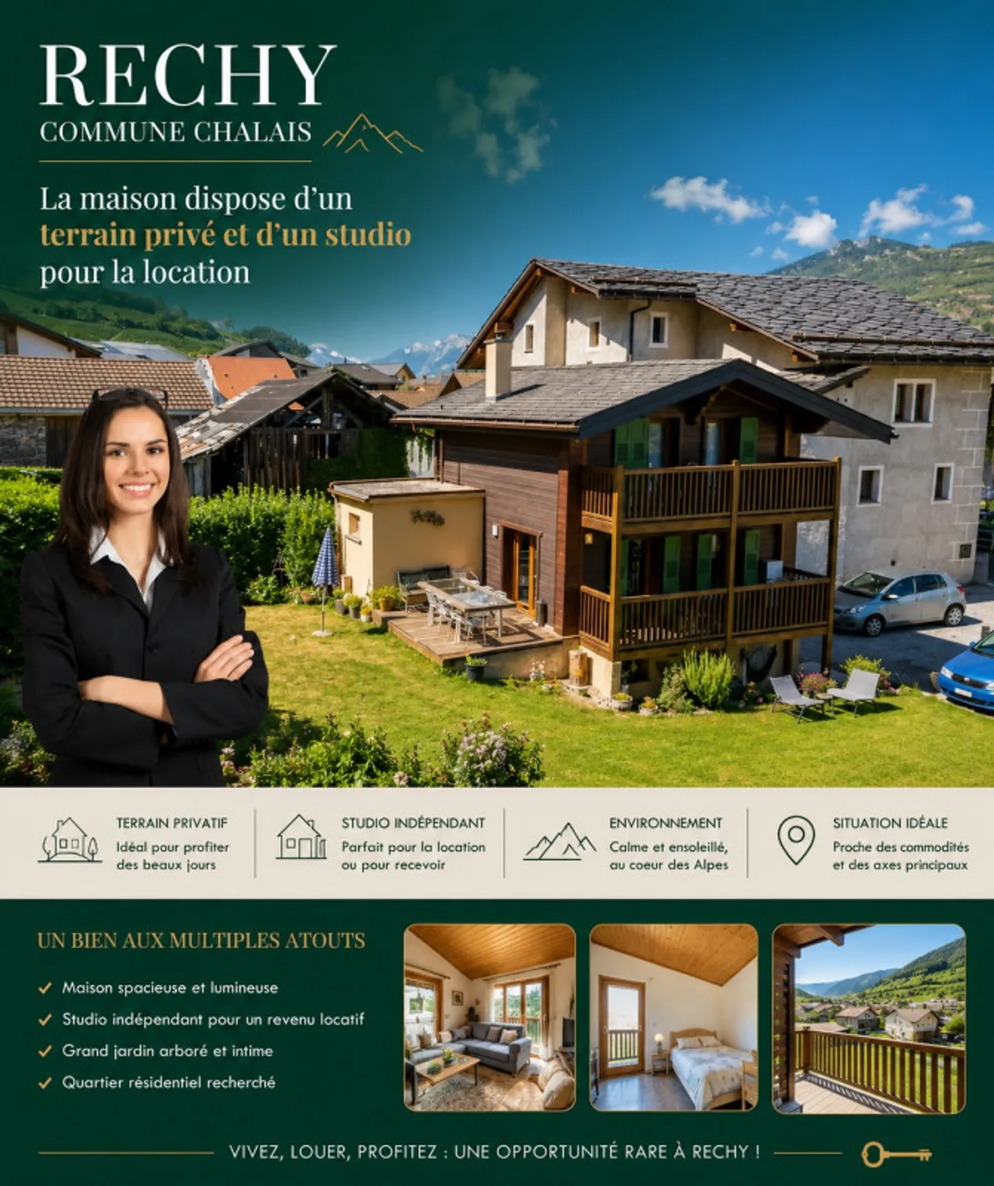 Maison Charmante à Réchy - Photo 1 sur 7