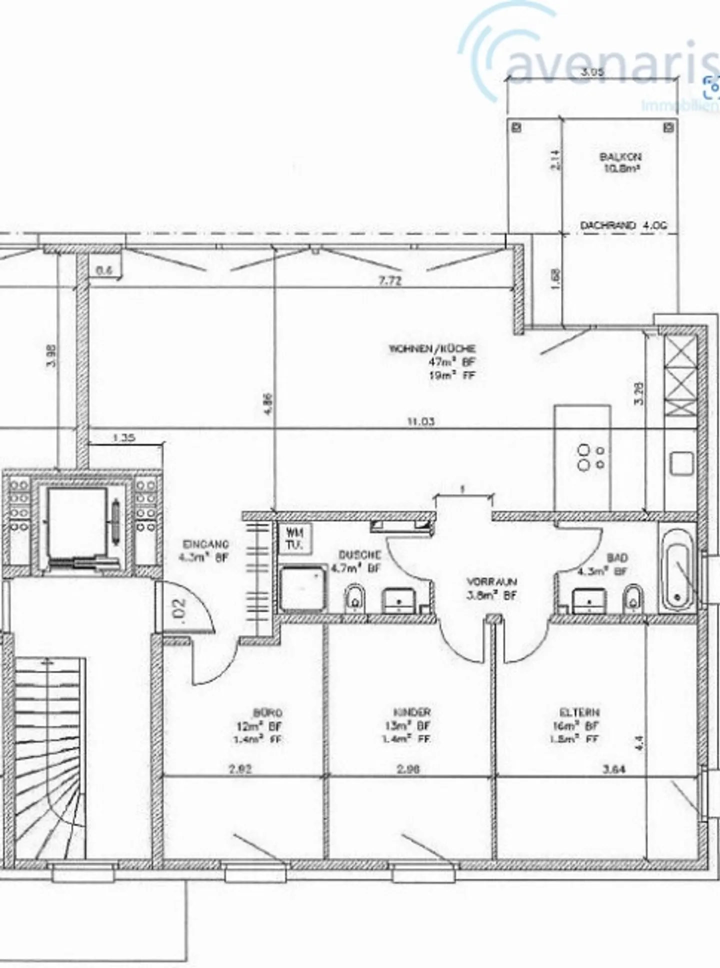 Appartamento maisonette di 3,5 stanze affascinante nel cuore della città - Foto 9 di 11