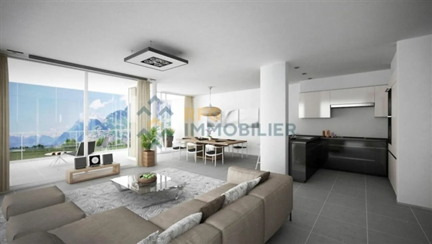 4.5 Room Apartment in Conthey - Photo 4 of 12