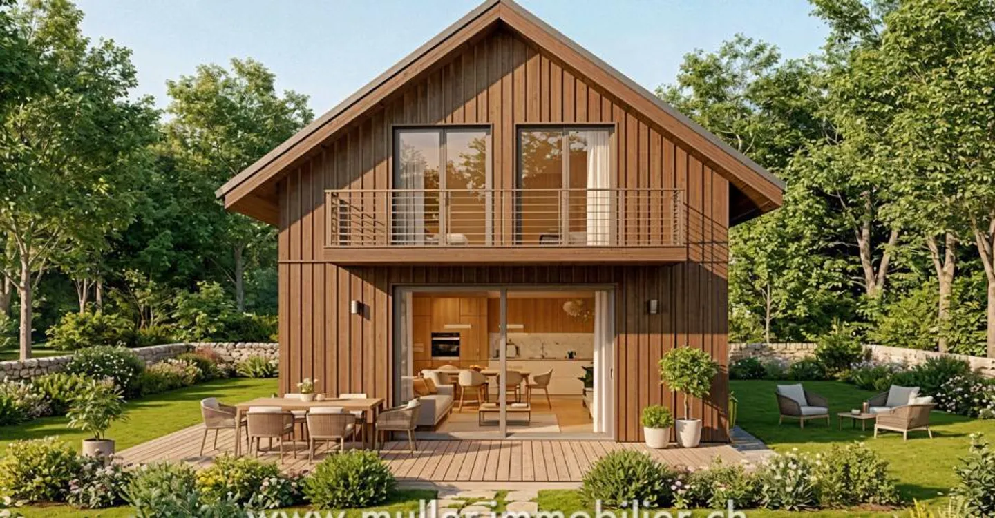 Maison écologique à La Côte-aux-Fées - Photo 12 sur 13