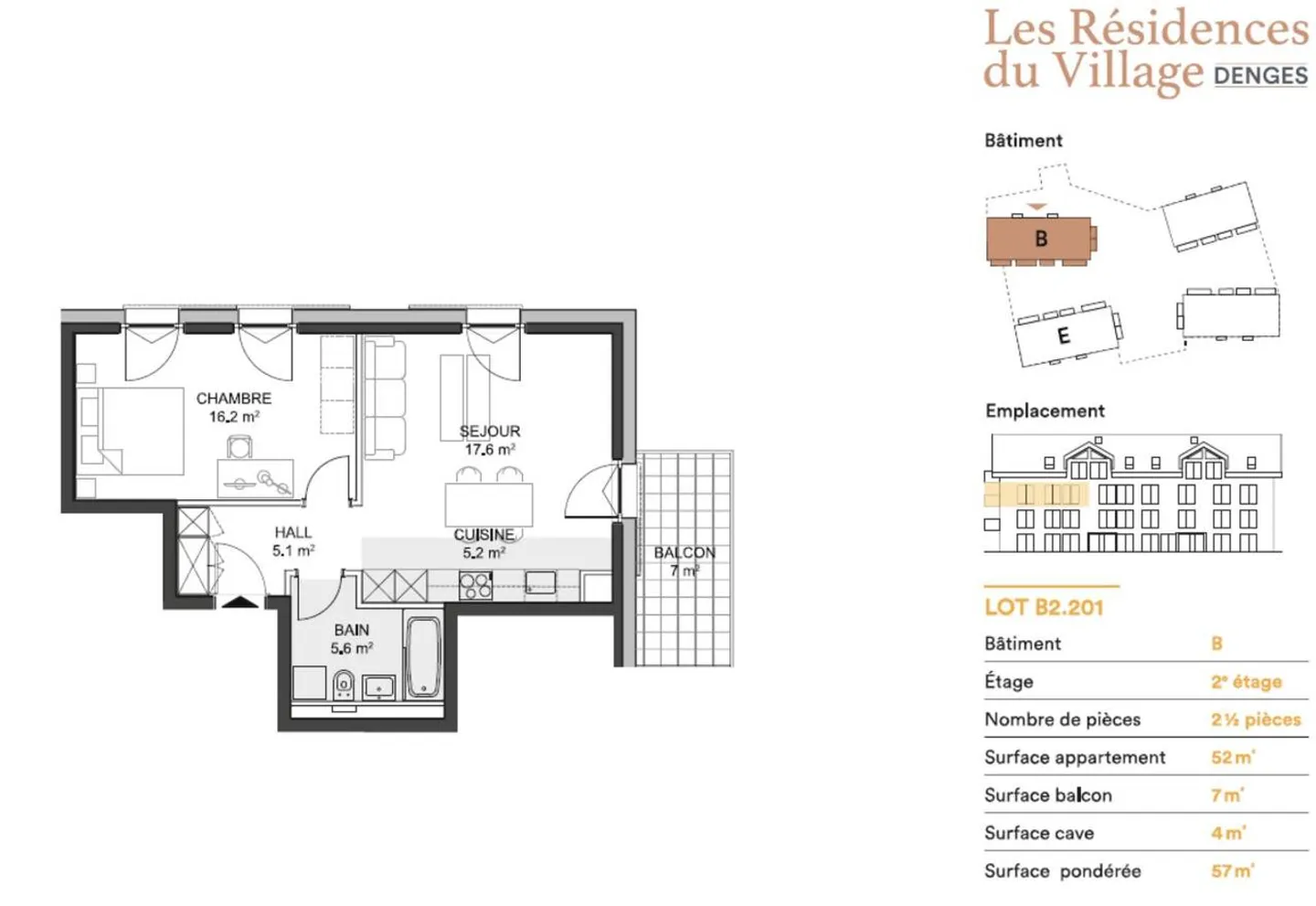 Nouvel appartement 2.5 pièces à Denges - Photo 2 sur 8