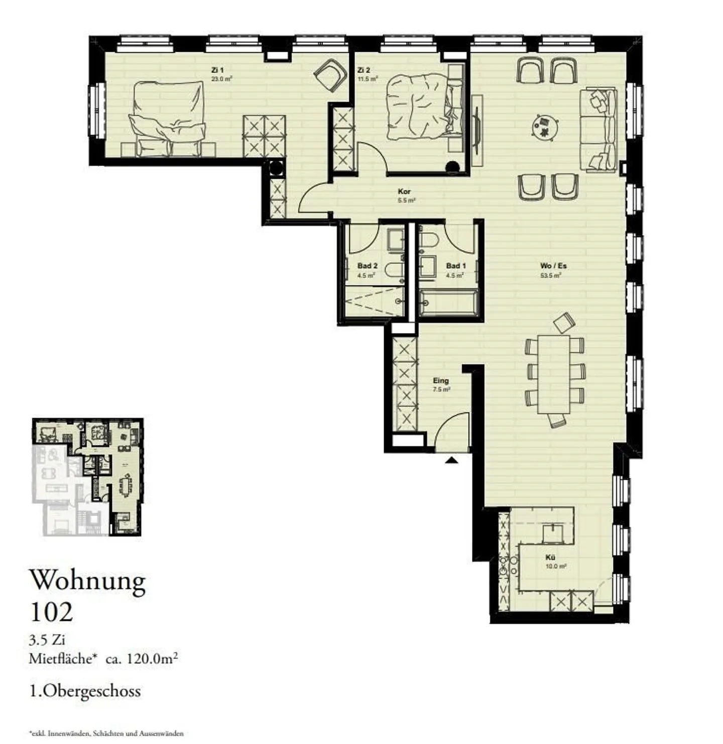 Erstbezug 3.5 Zimmerwohnung in Wetzikon - Foto 10 von 10