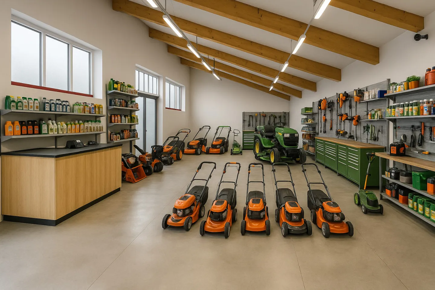 Großer Raum von 120 m² - ideal für Werkstatt für Gartengeräte - 3 MONATE GRATIS* - Foto 3 von 3