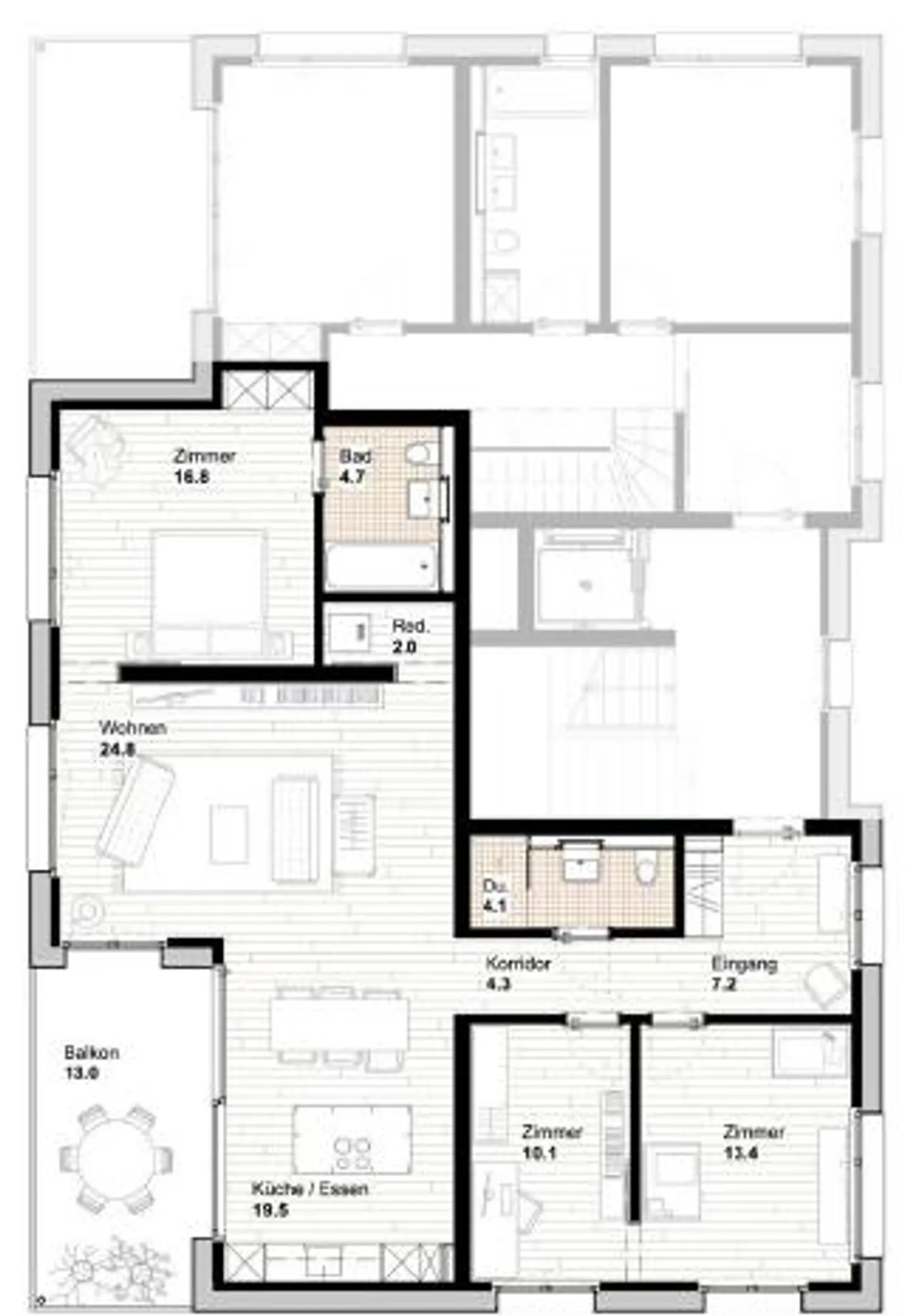 Neubau Kirchberg: 4.5-Zimmer Eigentumswohnung - Foto 2 von 4