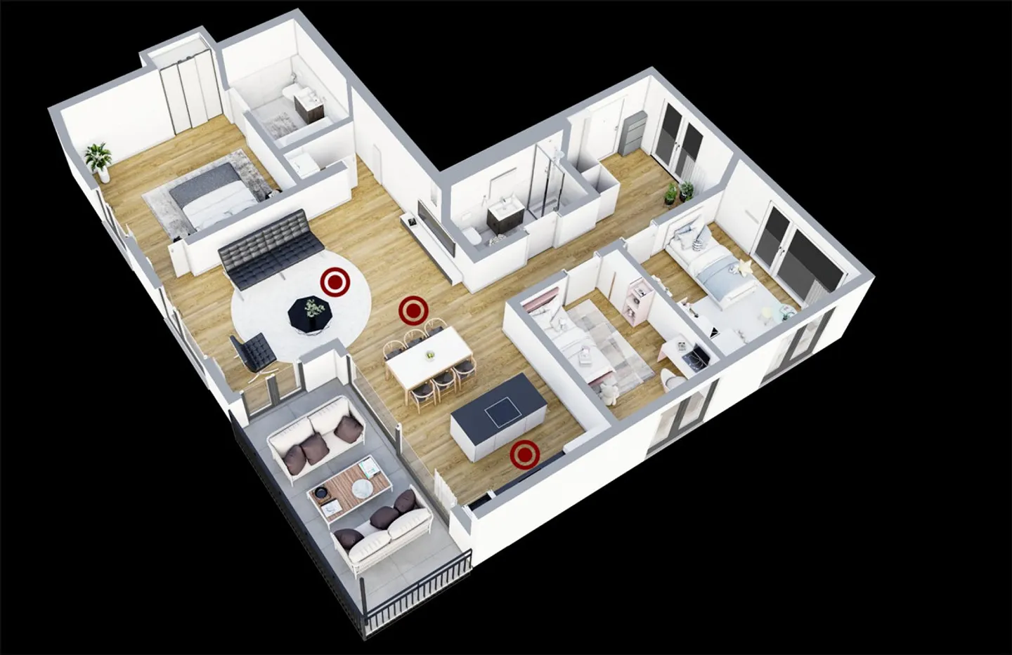 Neubau Kirchberg: 4.5-Zimmer Eigentumswohnung - Foto 3 von 4