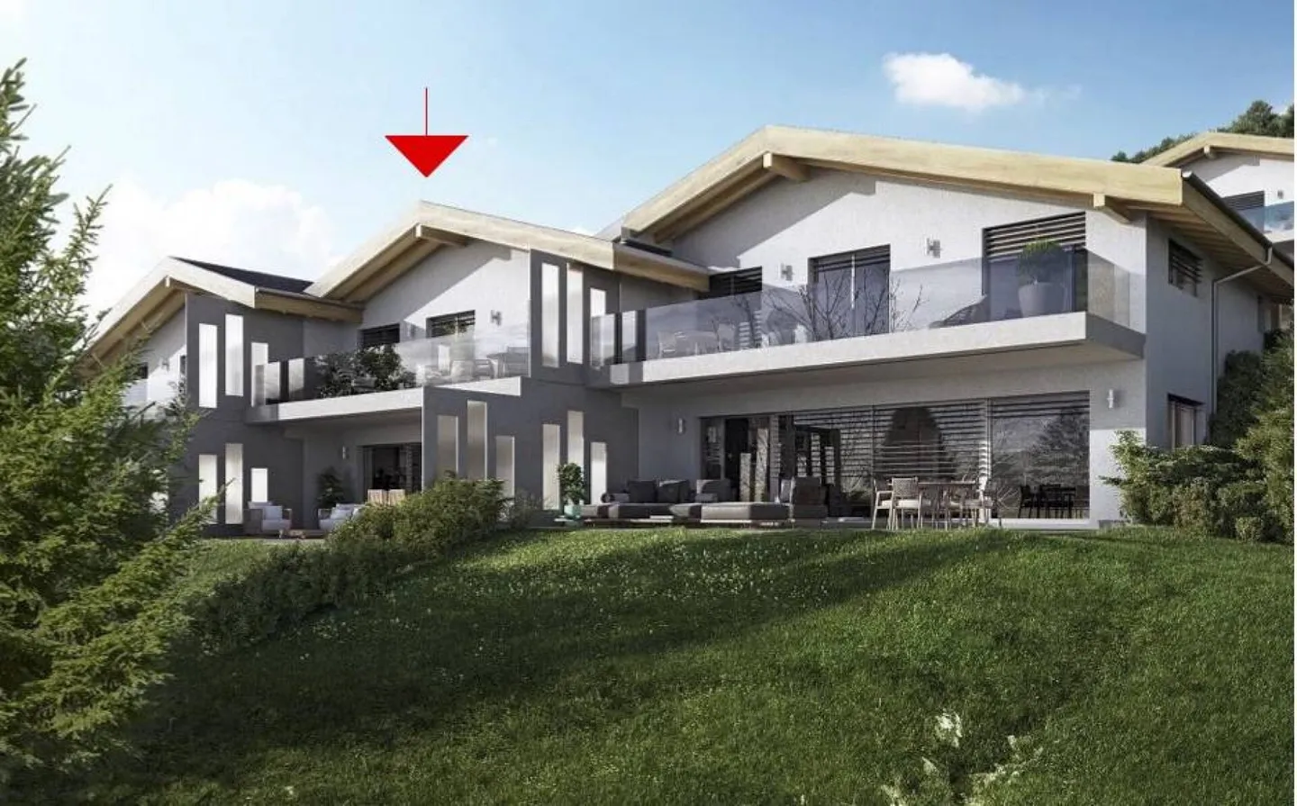 Casa a schiera 4.5 stanze a Vex - Foto 2 di 12