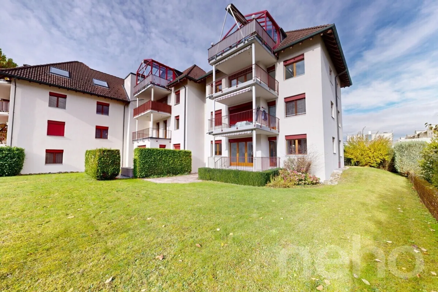 Charmante appartement 3.5 pièces avec terrasse et part de jardin - Photo 1 sur 11