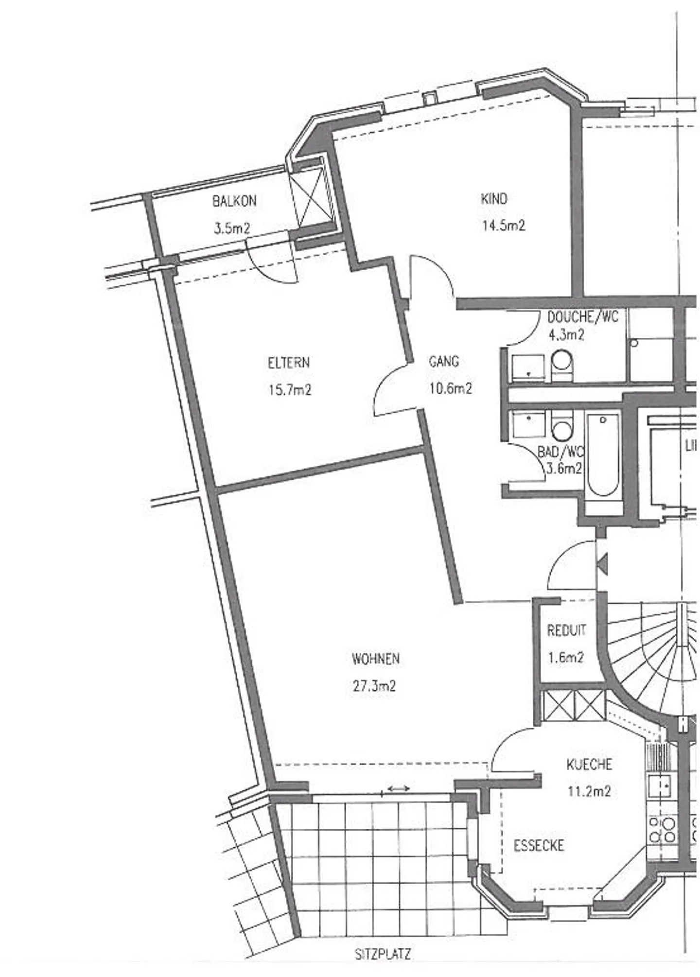 Appartamento 3.5 stanze con area giardino - Foto 10 di 10