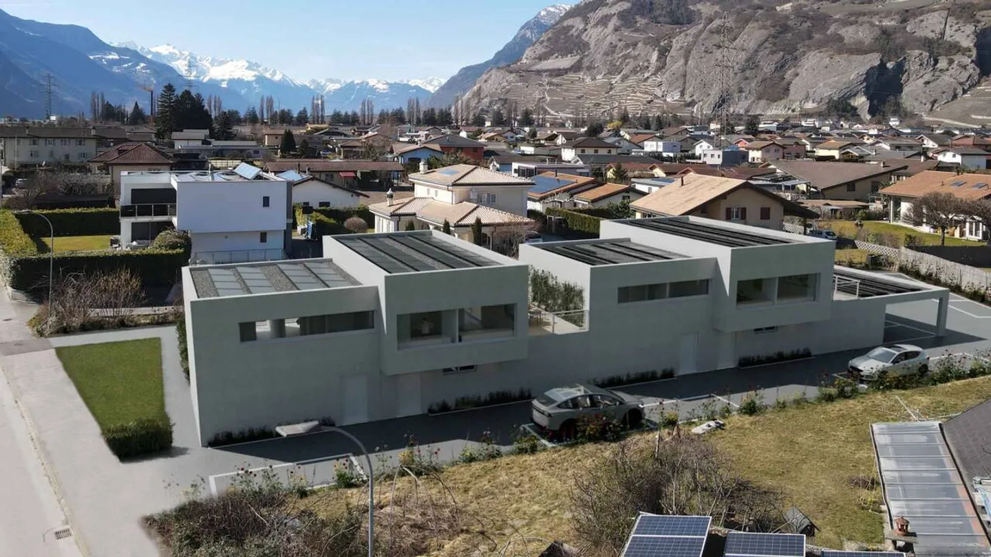 Villas contemporaines à Vétroz - Photo 2 sur 2