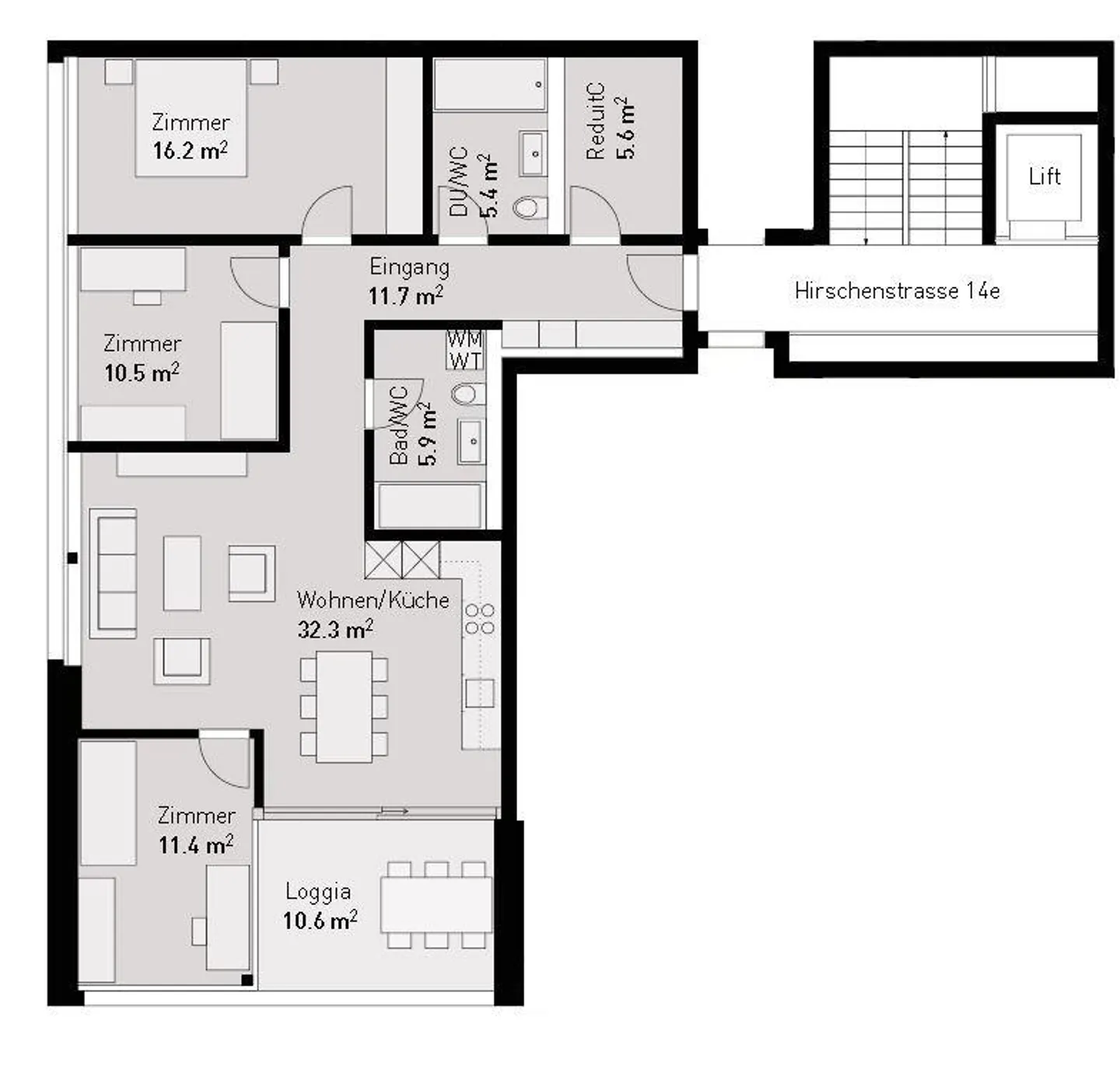 Appartamento 4,5 locali 99m², vicino al centro e alla stazione - Foto 16 di 16