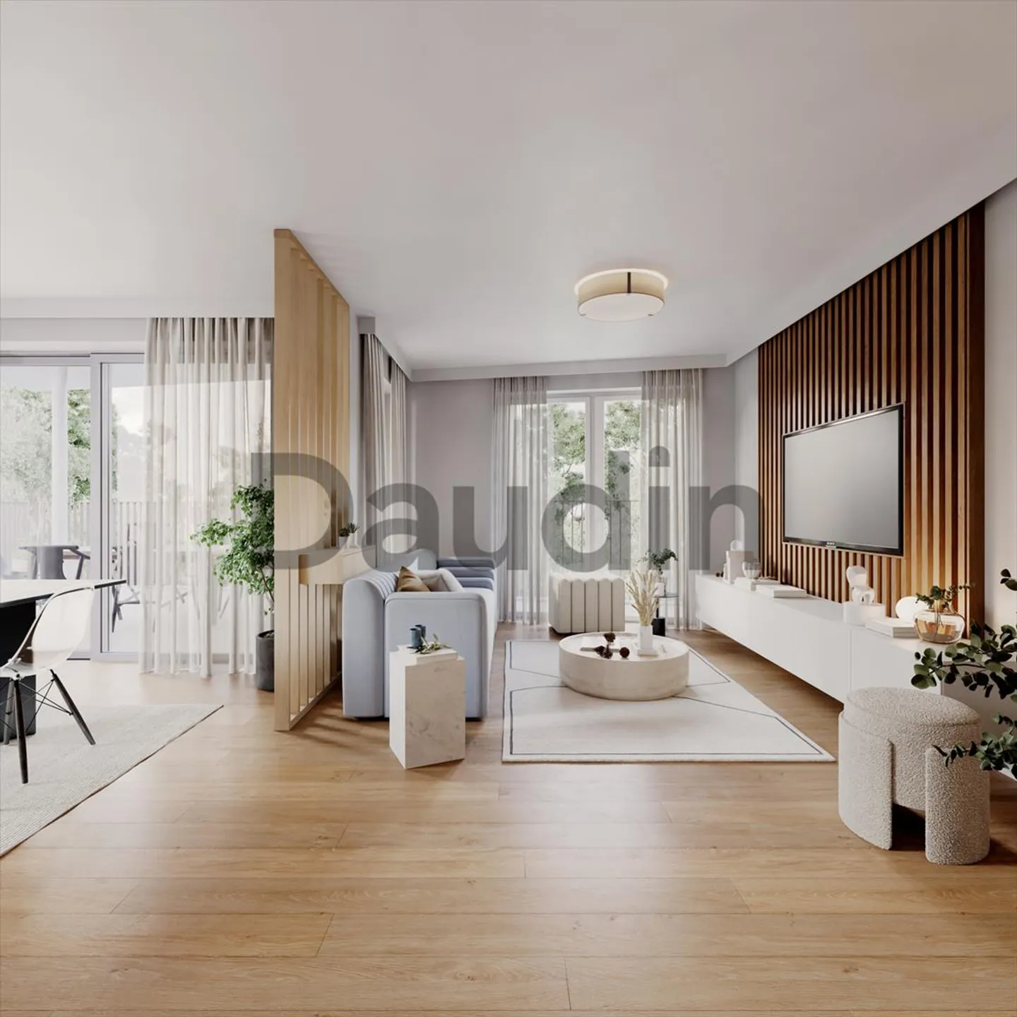 Construction project opened - 3 rooms according to plan with large private garden - Photo 3 of 11