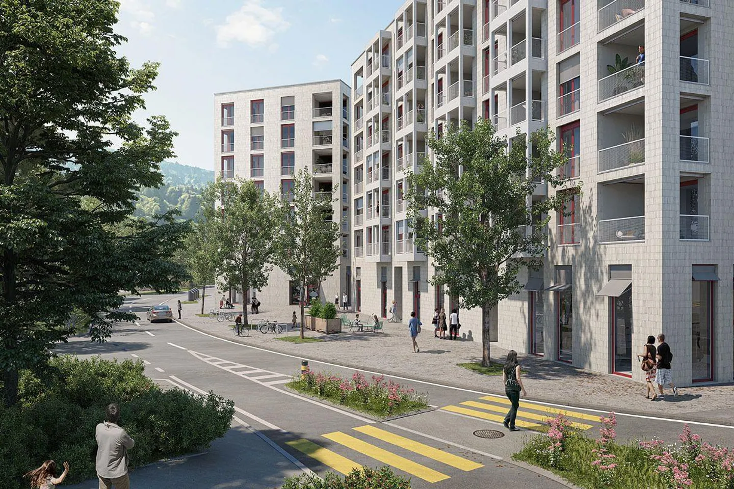 3.5 Zi.-Whg. Neubau Nidfeldquartier Kriens - Foto 9 di 11