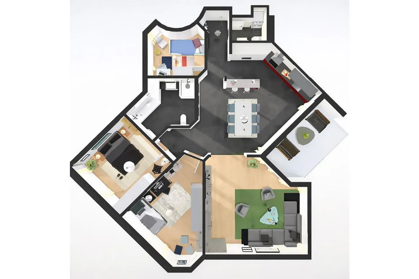 Geräumige Wohnung mit Balkon - Foto 11 von 11