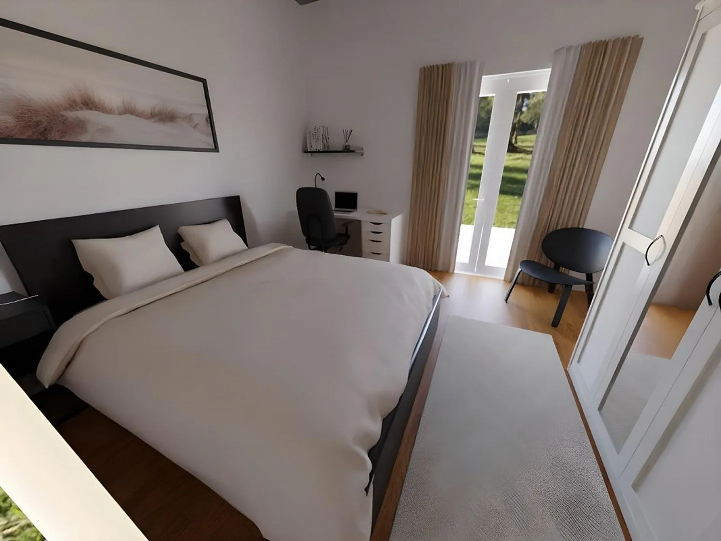 Grande chambre moderne en colocation dans le quartier d'Aescherbach à Aarau, en emplacement central pour étudiants et jeunes professionnels - Photo 1 sur 13