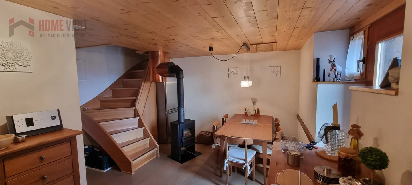 Casa indipendente 2,5 locali - Bellamente ristrutturato fienile vallesano ad Albinen - Foto 12 di 17