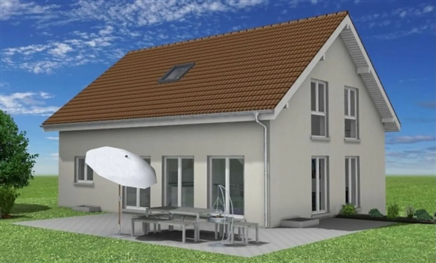 Nouvelle maison individuelle de 7,5 pièces avec beaucoup d'espace extérieur - Photo 1 sur 1