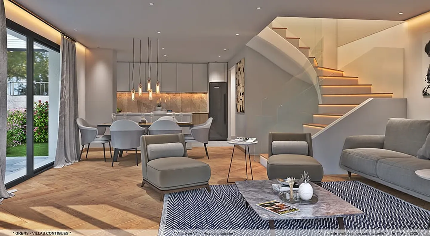 Vente de 3 belles villas, à 3 minutes de Nyon - permis de construire disponible - Photo 1 sur 3