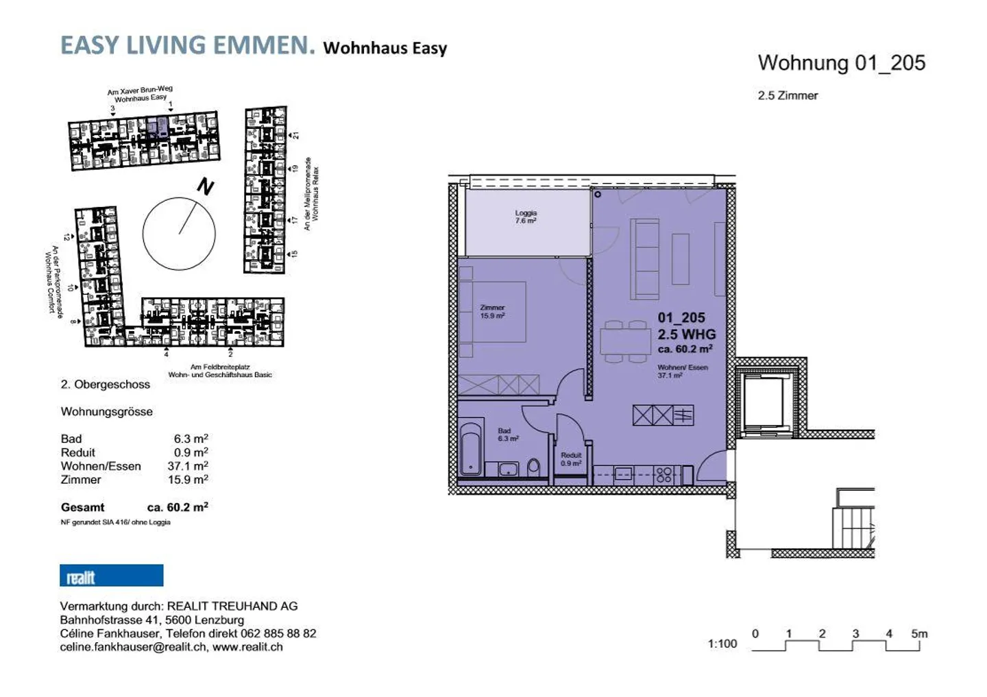 2.5-room apartment in the beautiful Feldbreite district - Photo 6 of 6