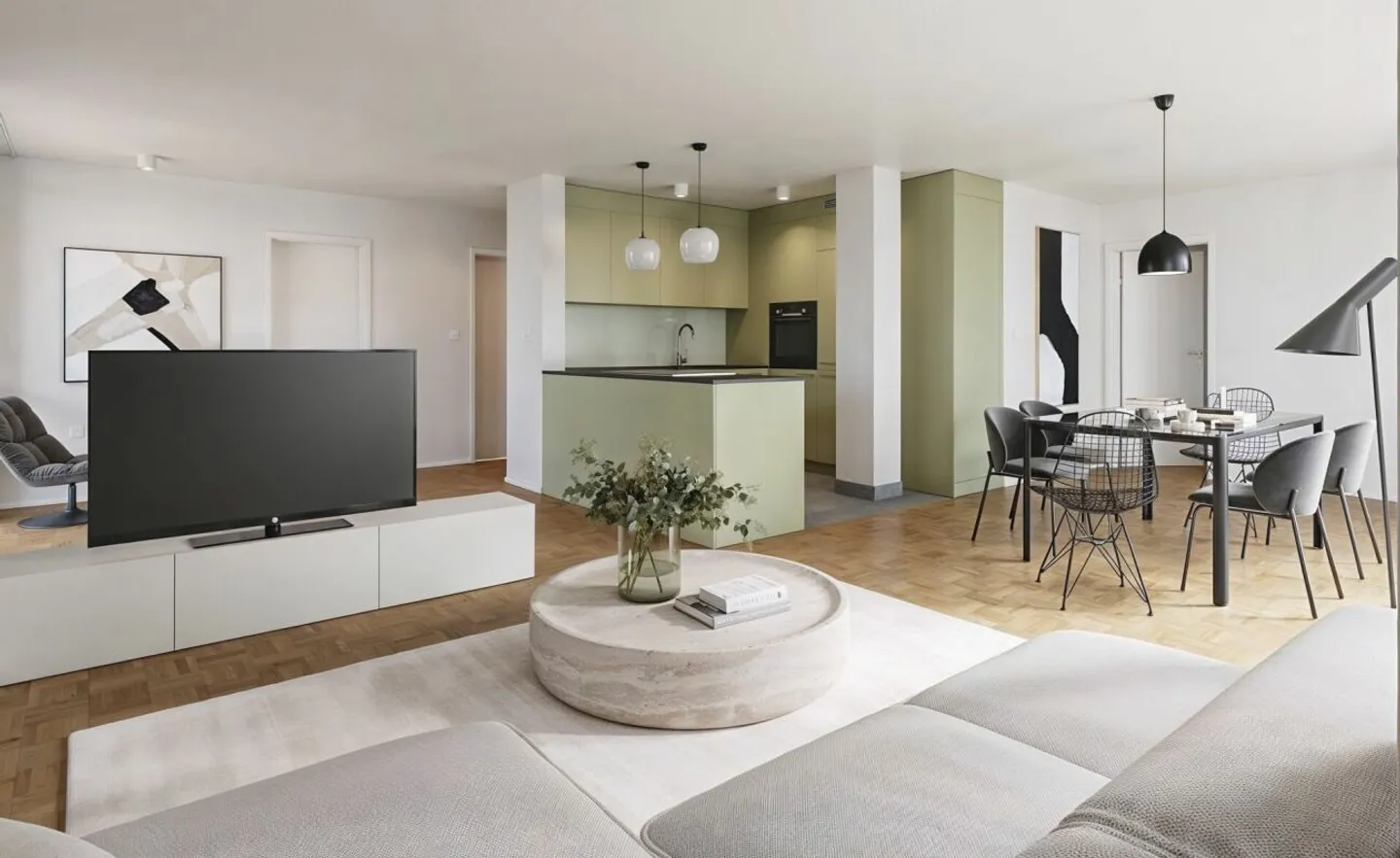 Stylish Apartments in Toblerone Design - Photo 3 of 4