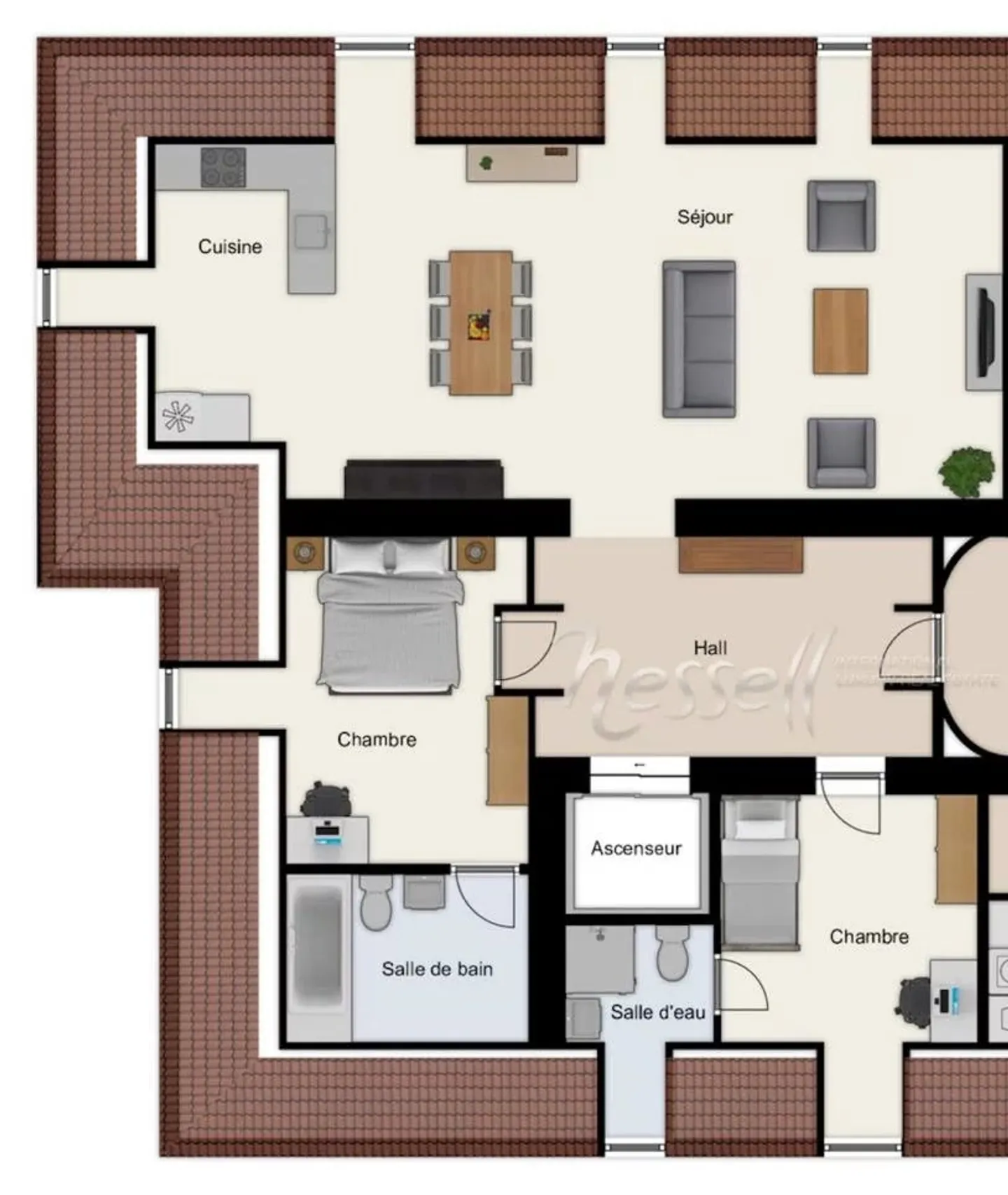 3-room apartment - Photo 6 of 9