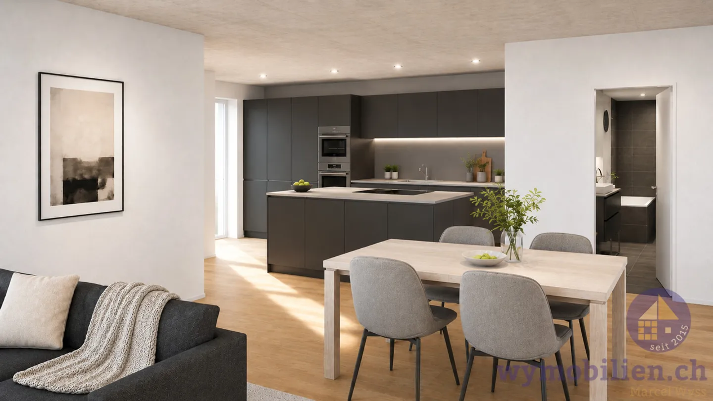 New Construction Kirchberg BE: High-Quality 2.5-Room Apartment - Photo 5 of 12