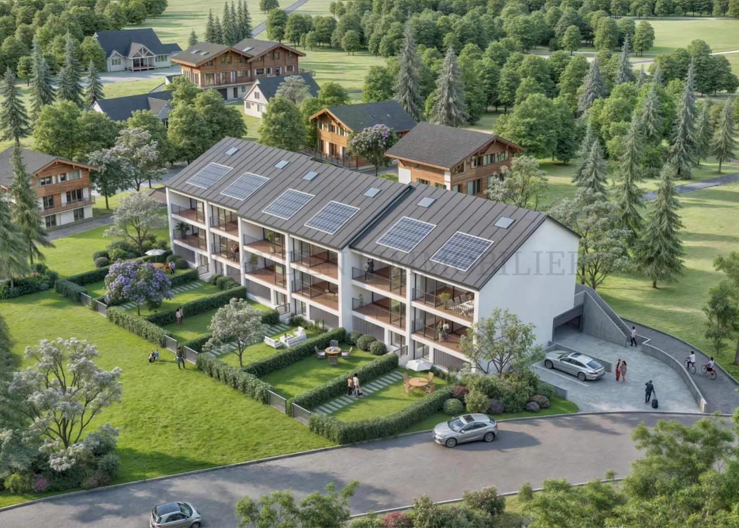 Vista sui laghi di Neuchâtel e Morat, Villa - Terreno B - Foto 1 di 5