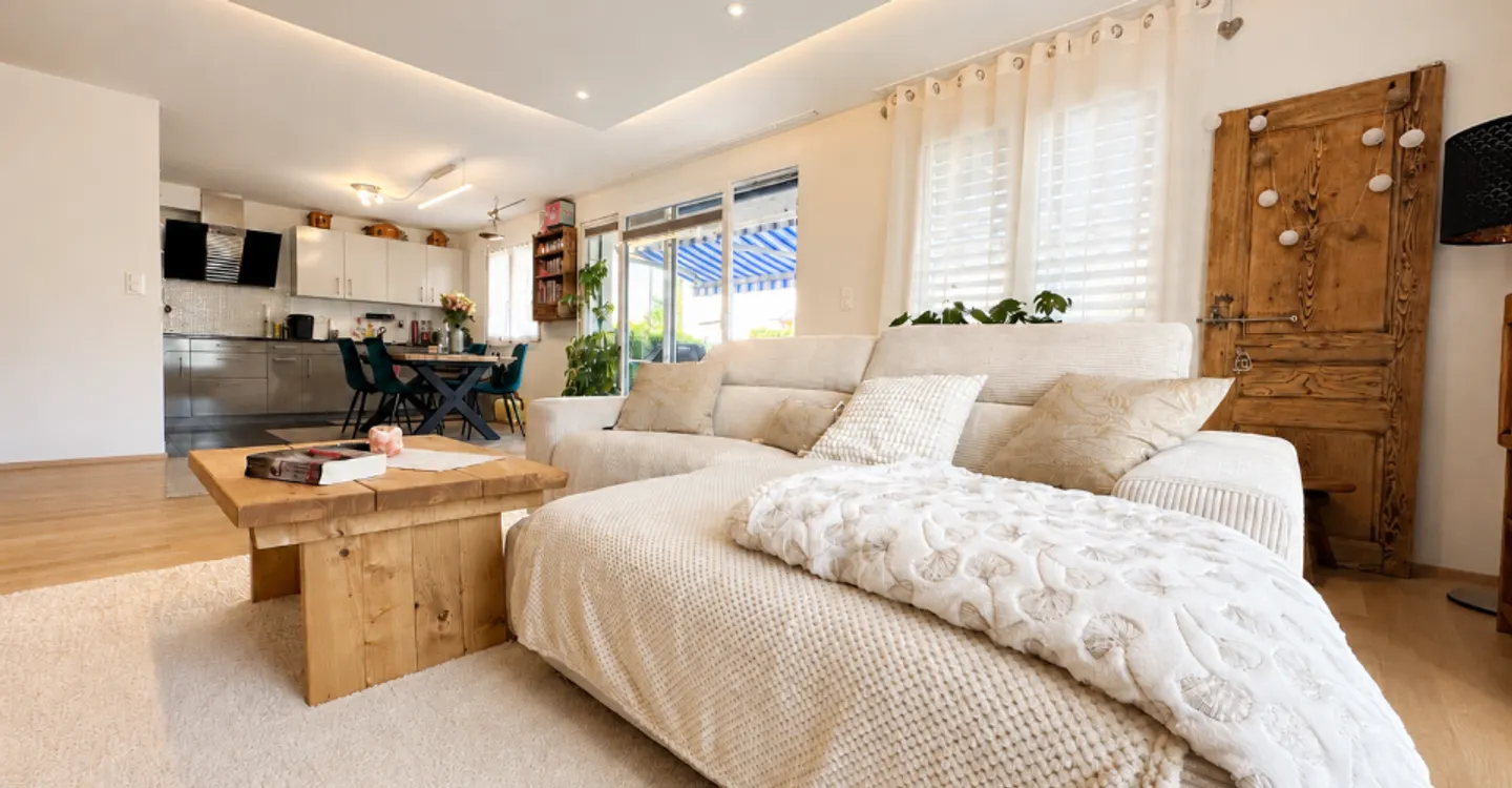 Au cœur du village, appartement avec terrasse et jardin - Foto 1 von 11