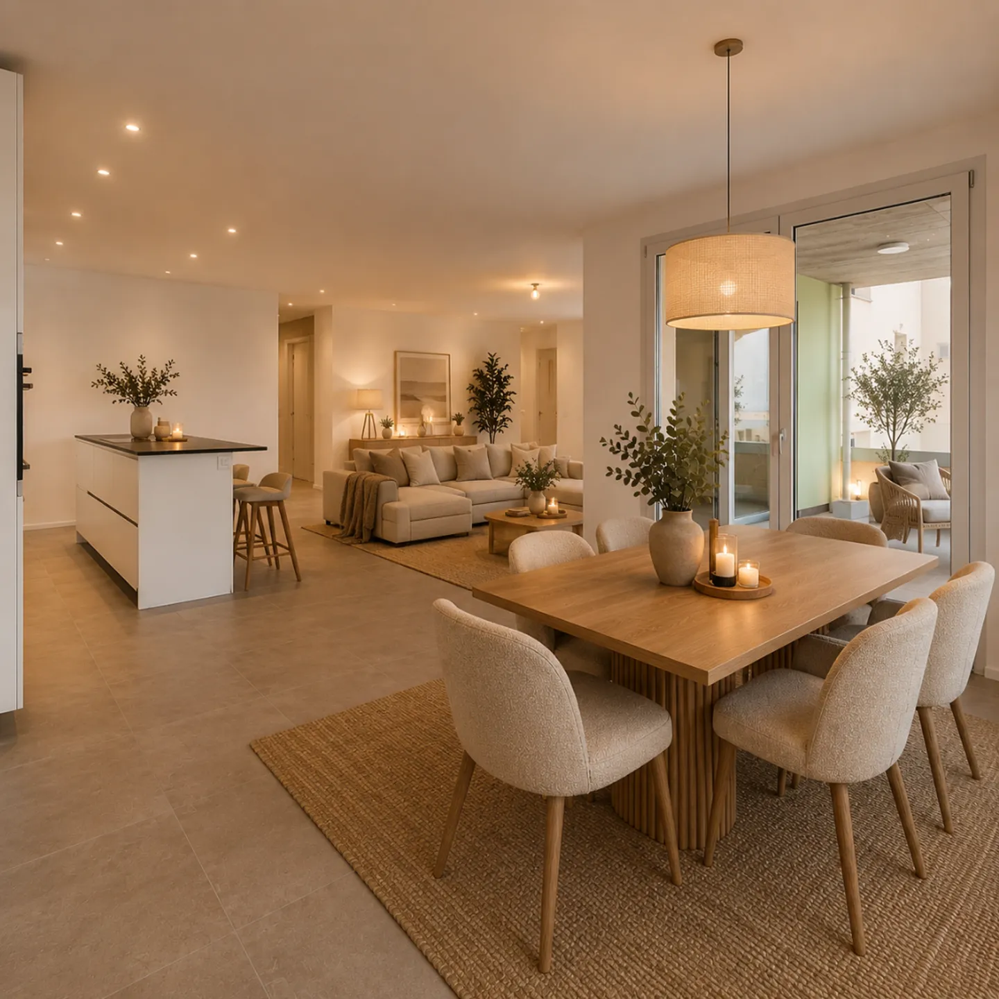 Appartement moderne avec terrasse - Photo 4 sur 12