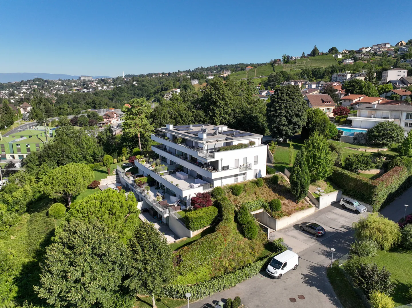 4.5-room apartment with terrace and panoramic view of the lake - Photo 21 of 24