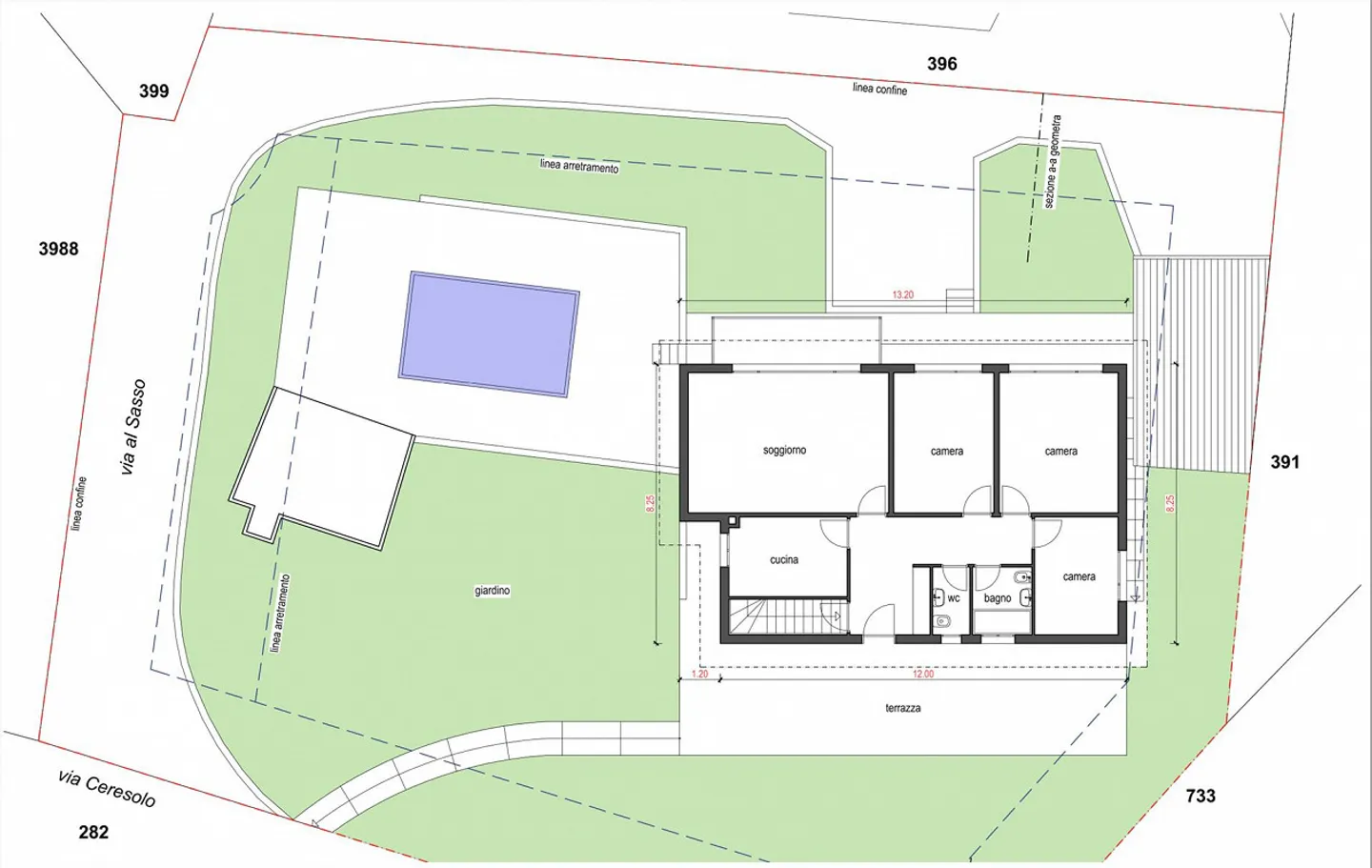 ESCLUSIVA VILLA 6.5 LOCALI CON PISCINA NEL VERDE A CARABBIA - Foto 10 di 12