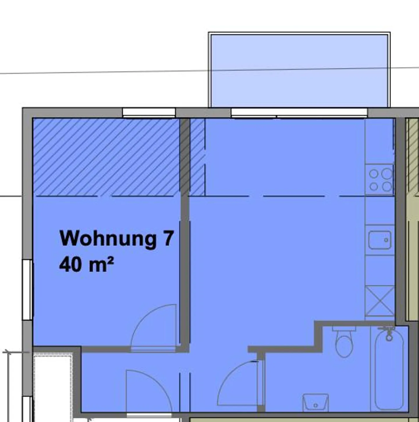 Appartamento 2.5 stanze completamente ristrutturato in una posizione centrale - Foto 6 di 7