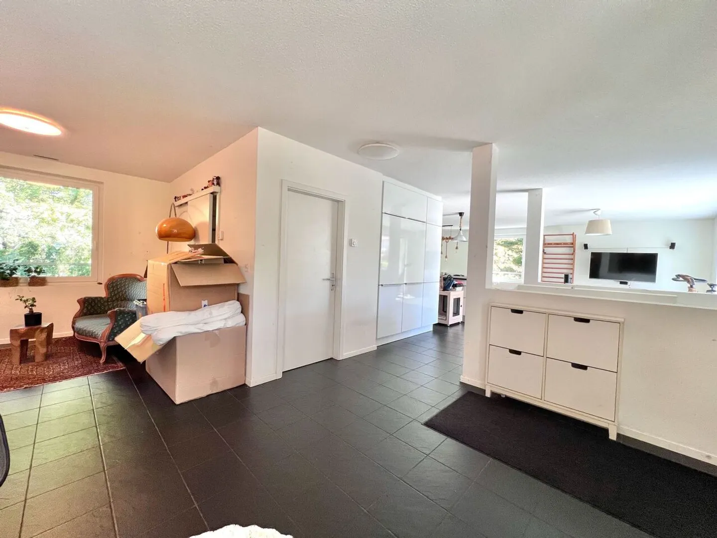 Large duplex apartment on garden level, Minergie building - Photo 10 of 14