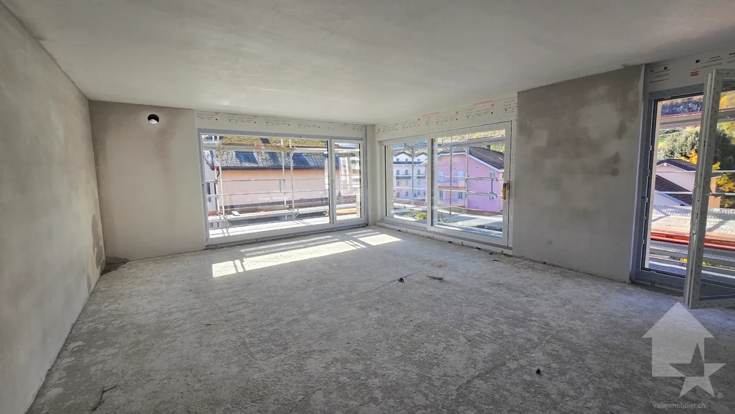 Collombey, 4.5 pces dans bâtiment neuf - Photo 2 sur 9