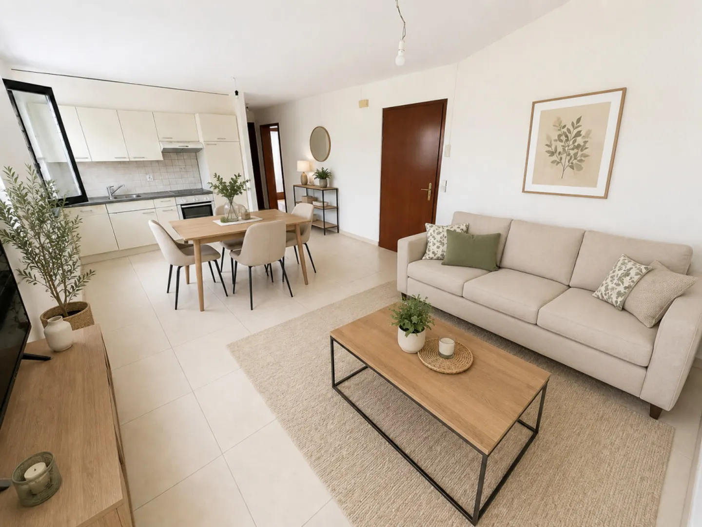 Zu vermieten - Charmante 2,5-Zimmer-Wohnung mit Terrasse in Conthey - Foto 1 von 7