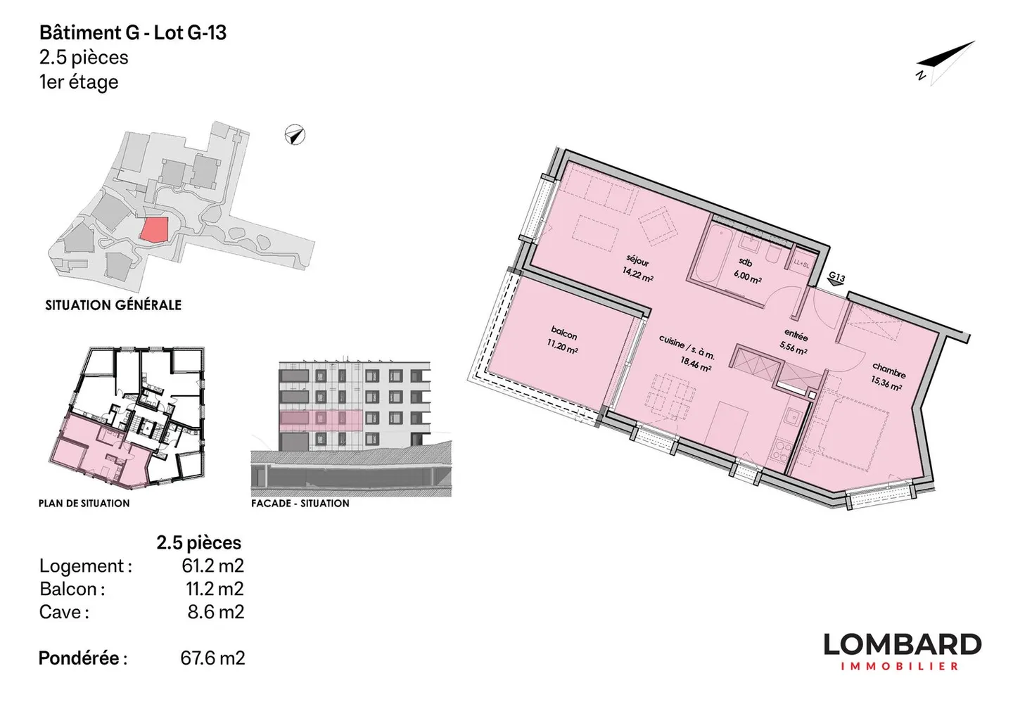 Moderne 2,5-Zimmer-Wohnung - Foto 6 von 6
