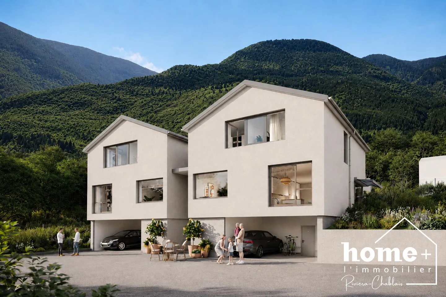 Zeitgenössische Villa in Évouettes - Foto 1 von 4